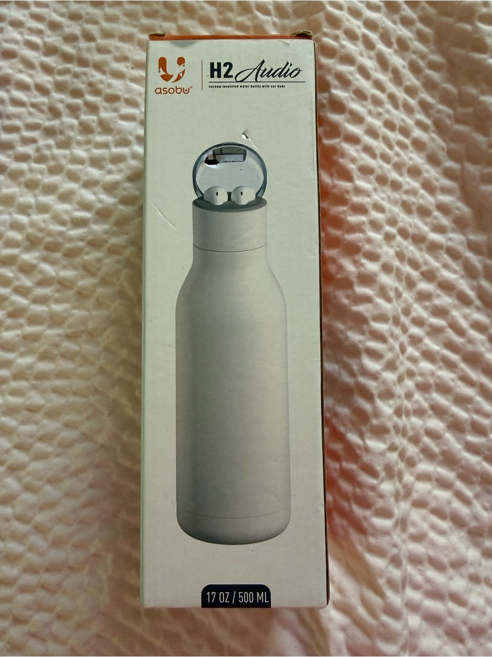 H2 Audio Wireless Earbuds Bottle - White by